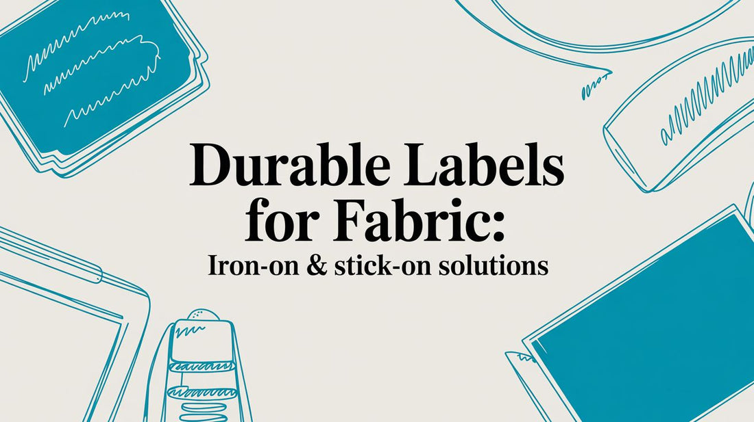 Durable Labels for Fabric: Iron-On & Stick-On Solutions