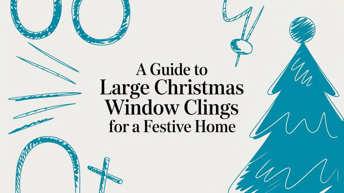 A Guide to Large Christmas Window Clings for a Festive Home
