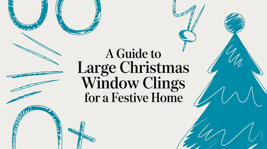 A Guide to Large Christmas Window Clings for a Festive Home