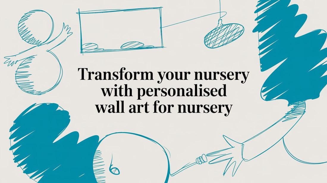 Transform Your Nursery with personalised wall art for nursery