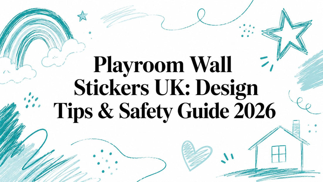 Playroom Wall Stickers UK: Design Tips & Safety Guide 2026