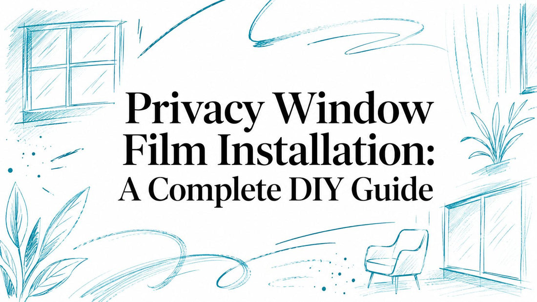 Privacy Window Film Installation: A Complete DIY Guide