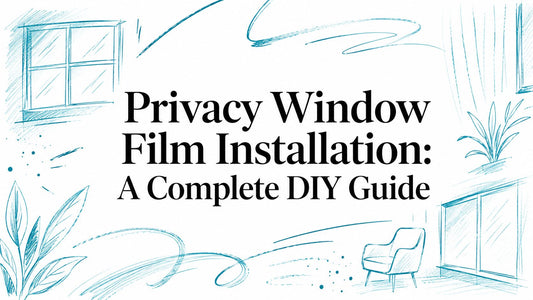 Privacy Window Film Installation: A Complete DIY Guide