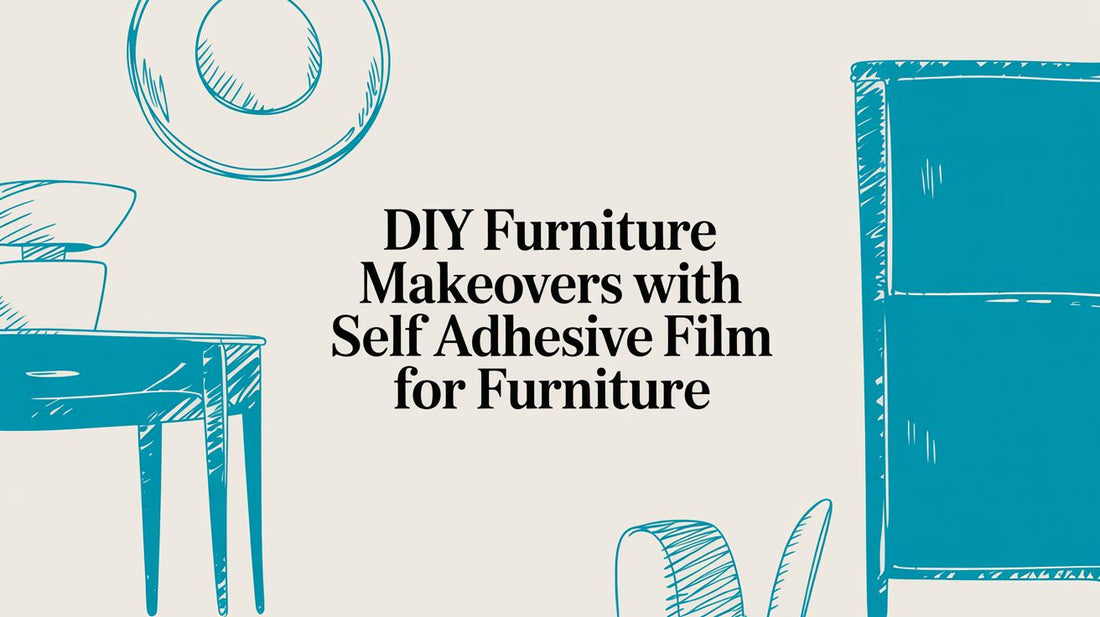 DIY Furniture Makeovers With Self Adhesive Film For Furniture