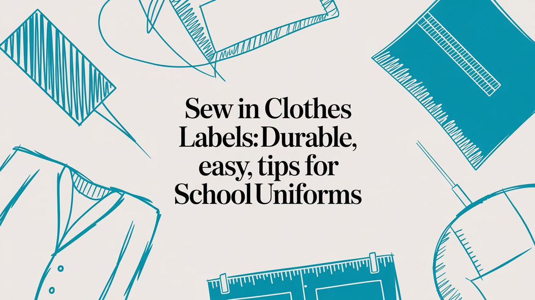Sew in clothes labels: Durable, Easy Tips for School Uniforms