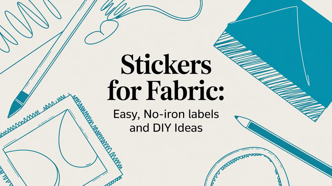 Fabric Sticker Design Stickers for Fabric: Easy, No-Iron Labels and DIY Ideas – QuoteMyWall