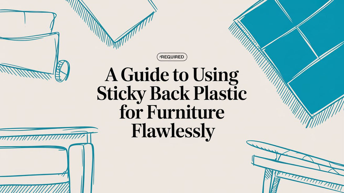 A Guide to Using Sticky Back Plastic for Furniture Flawlessly