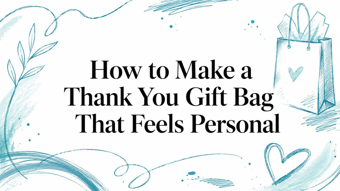 How to Make a Thank You Gift Bag That Feels Personal