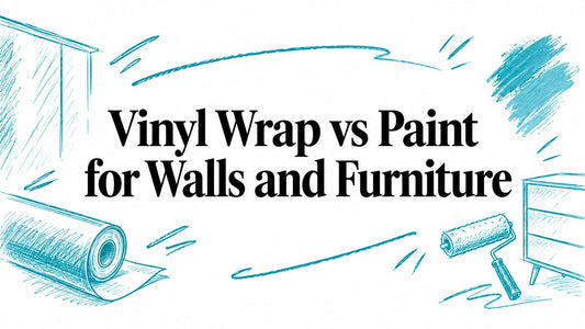 Vinyl Wrap vs Paint for Walls and Furniture