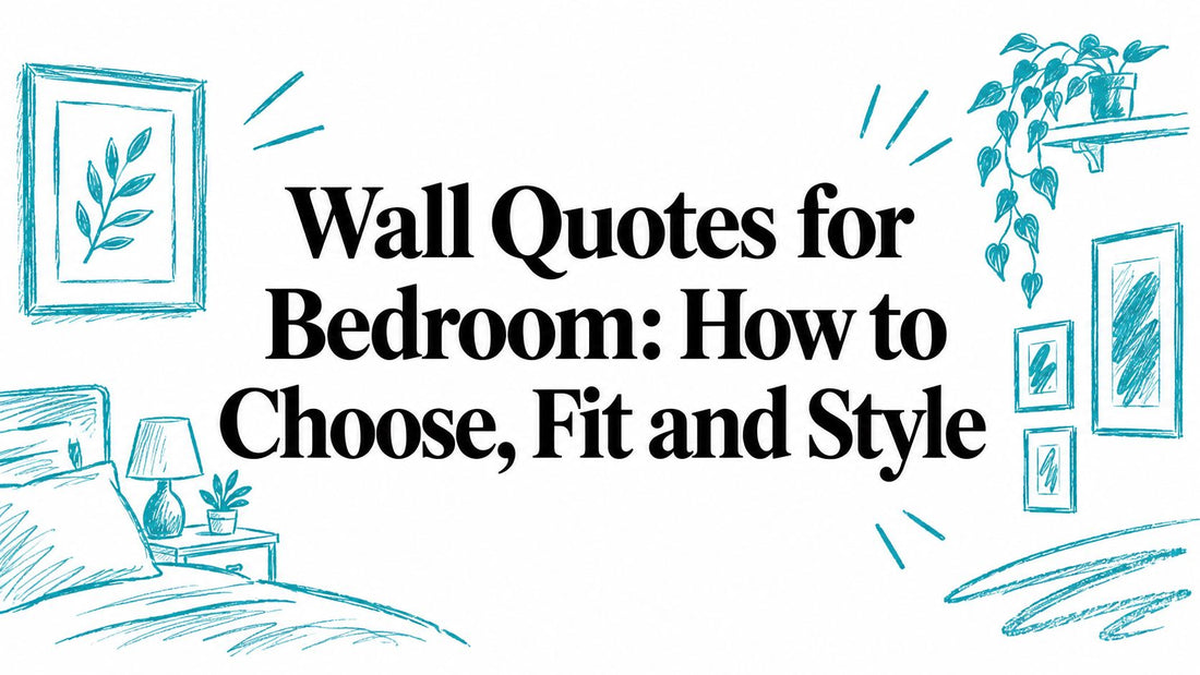 Wall Quotes for Bedroom: How to Choose, Fit and Style