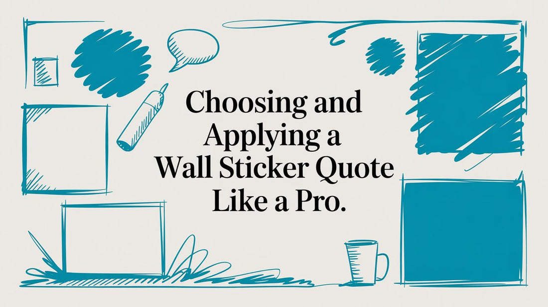 Choosing and Applying a Wall Sticker Quote Like a Pro