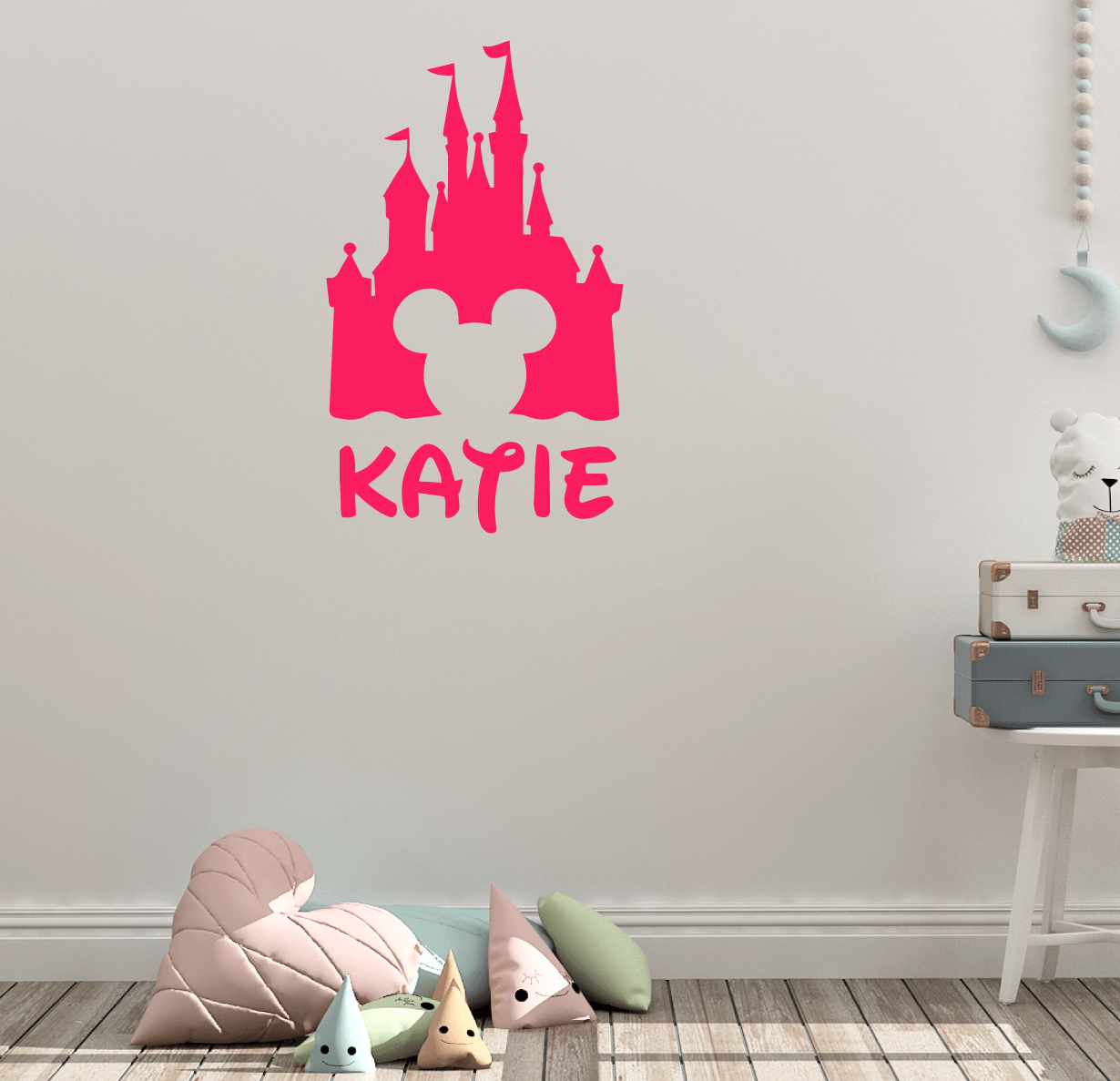 girls wall stickers for bedroom nursery decals uk