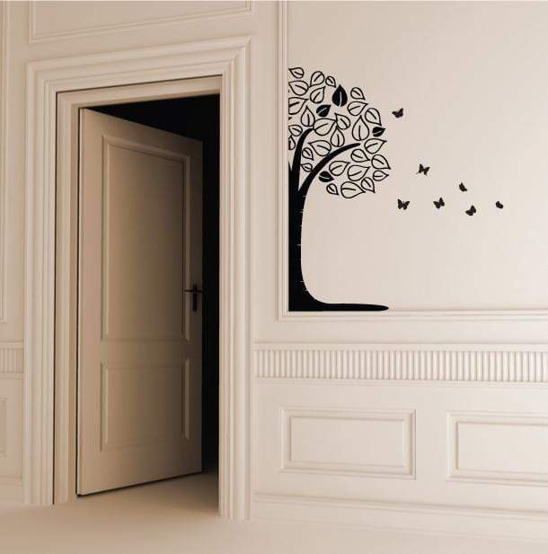 tree wall sticker suk flower wall decals for home bedroom kitchen