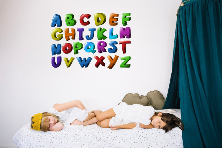 educational wall stickers decals for kids learning bedrooms self adhesive removable