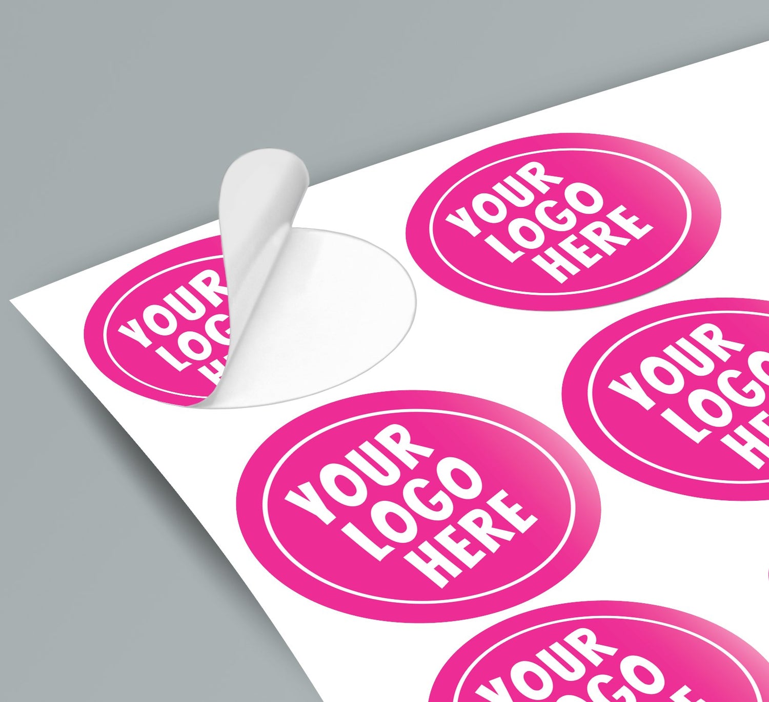 custom stickers and personalised labels logo uk print text customised