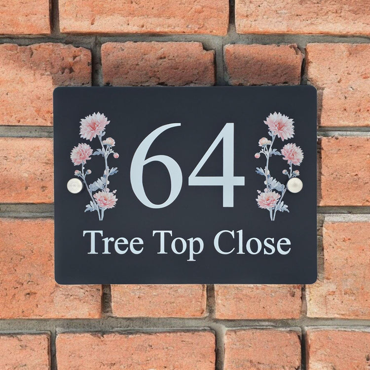 house number sign plaques plates UK