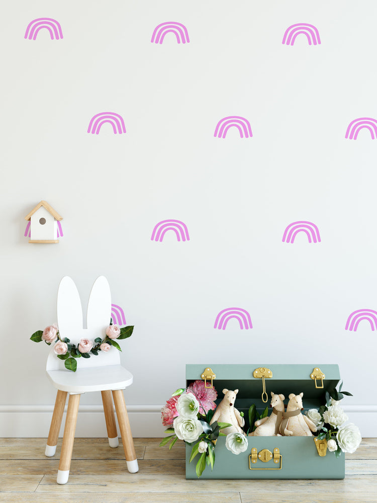 rainbow wall stickers for kids bedroom childrens rainbow wall decals uk