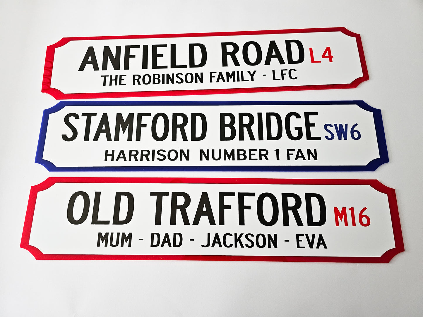 Personalised Football Sign