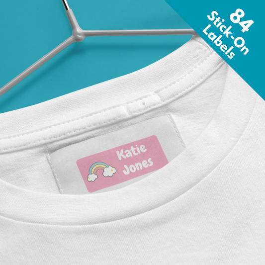 84 Unicorn Stick On Clothing Labels For Kids School Unicorn Clothes No-Iron Children Name Labels  Clothes Labels