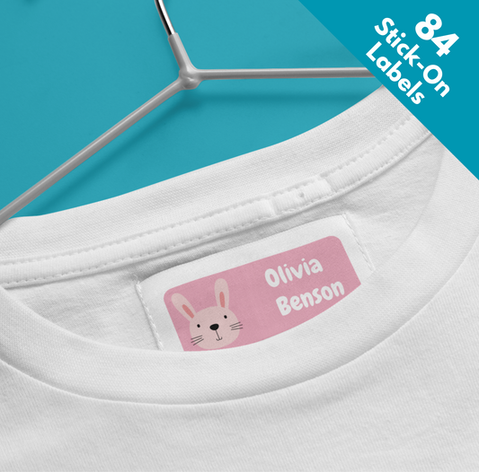 84 Stick On Animal Personalised Clothing Labels For School Children  Clothes Labels