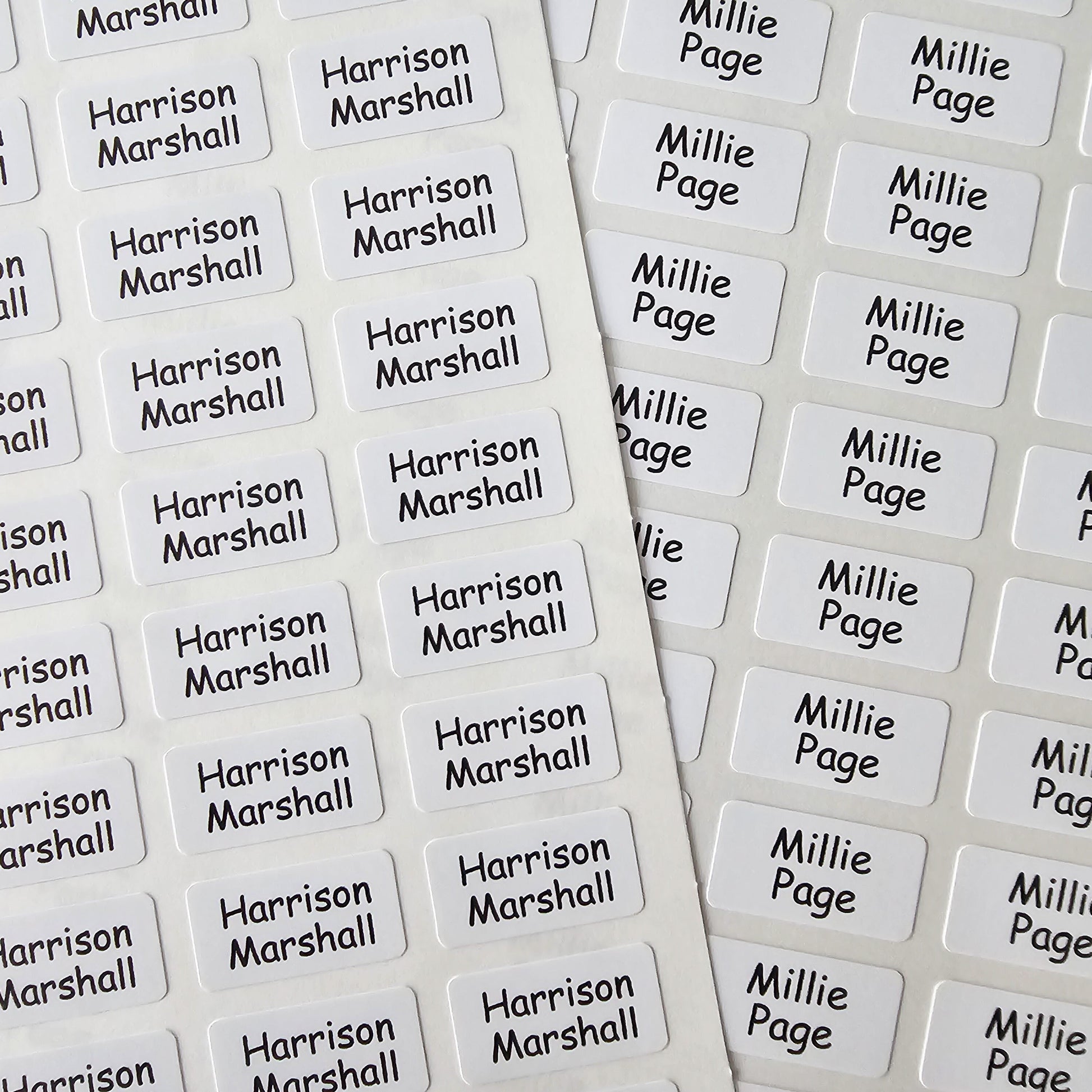 66 Stick On Clothing Labels For Kids School Uniform Clothing, Stationery & Items - Care Home Labels - Washable