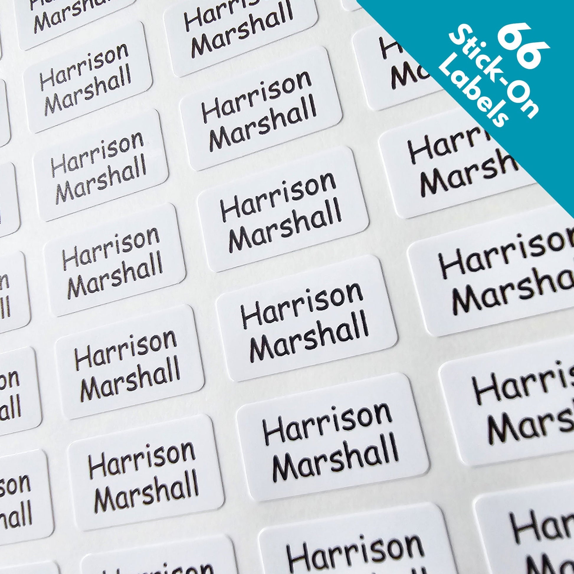 stick on self adhesive washable clothes labels for care home nursery kids labels childrens items uniform