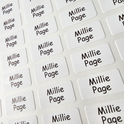66 Stick On Clothing Labels For Kids School Uniform Clothing, Stationery & Items - Care Home Labels - Washable