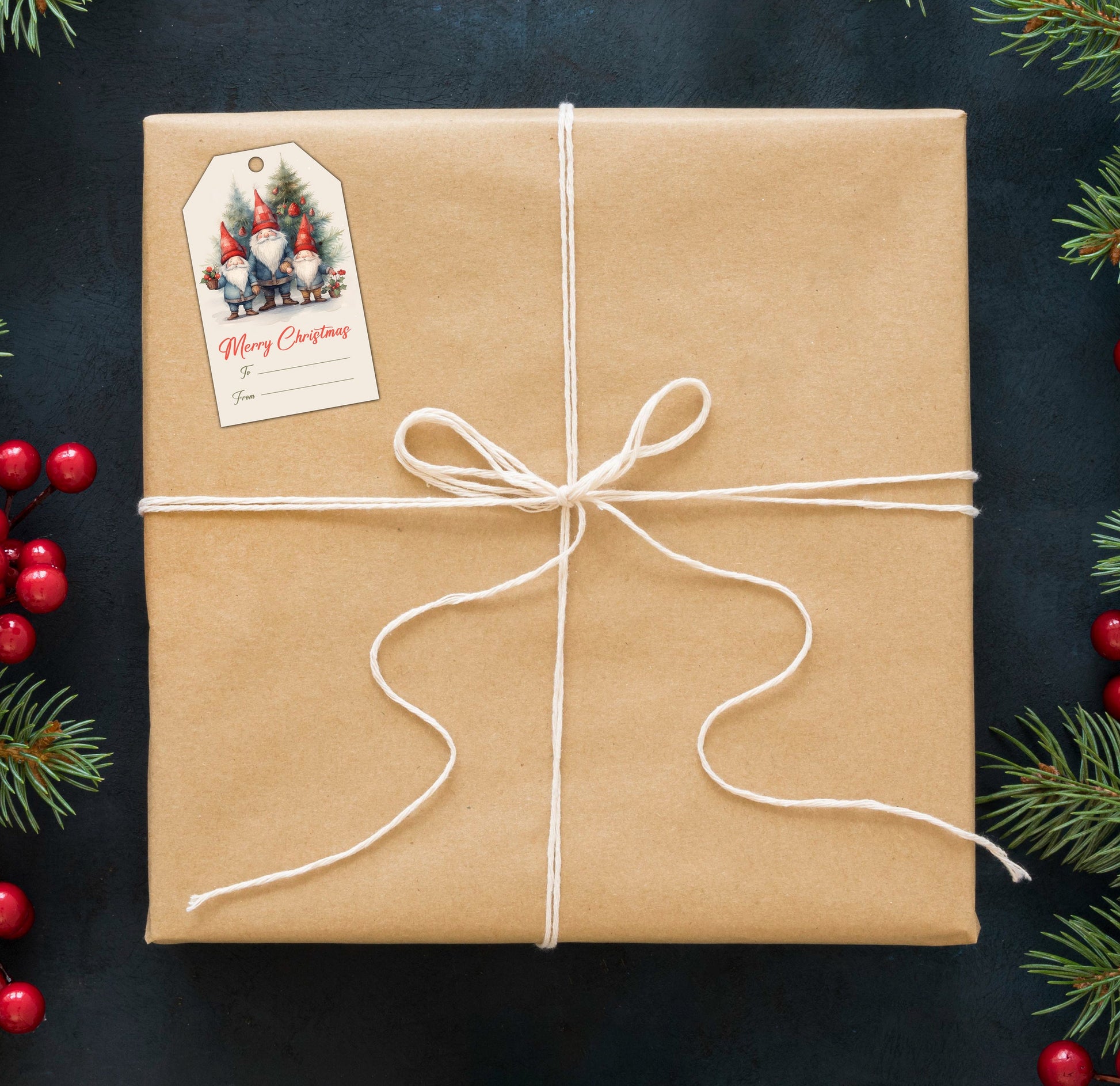 Personalised Christmas Present Labels - Self-Adhesive Gift Stickers for Unique Holiday Gifting