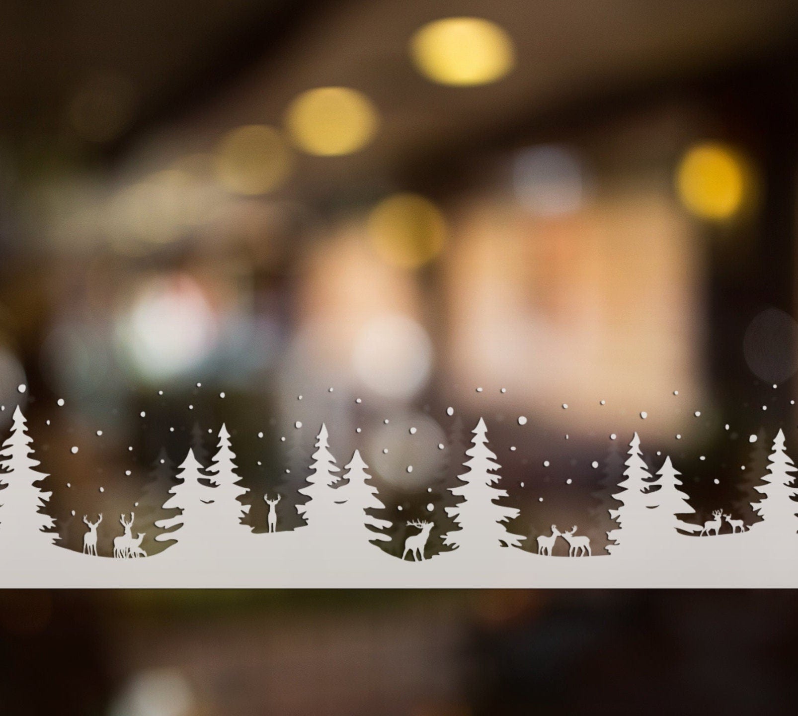 Christmas window stickers