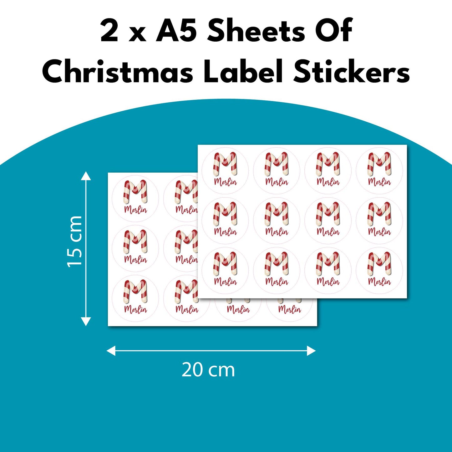 Dinosaur Christmas Personalised Name Present Stickers Labels Gift Tag