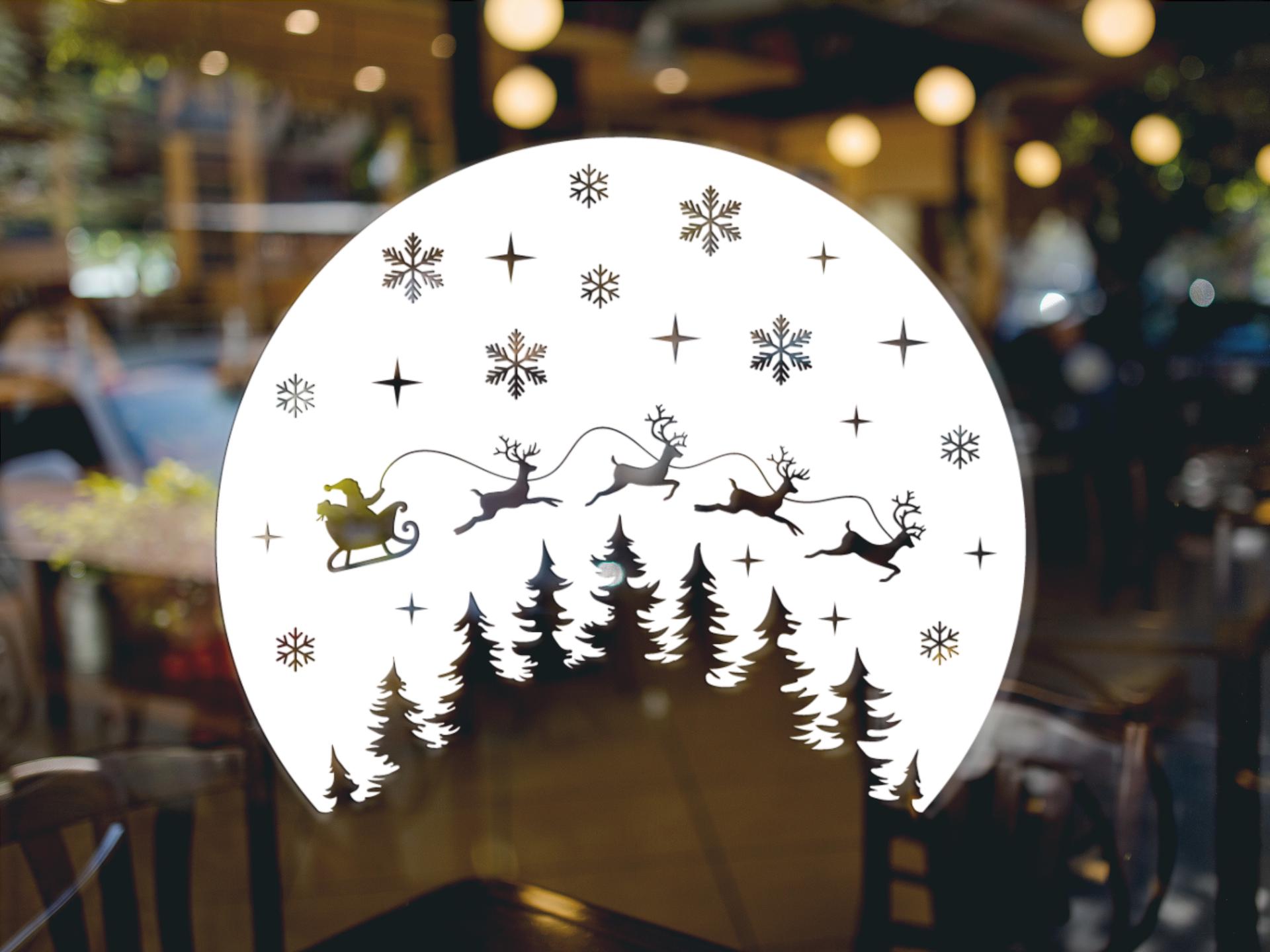 Christmas removable window sticker decoration