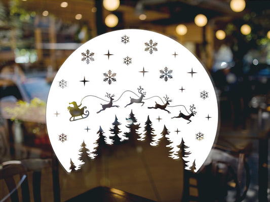 Christmas removable window sticker decoration