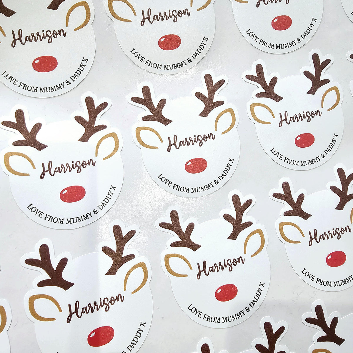 Christmas Personalised Name Stickers For Presents & Gifts