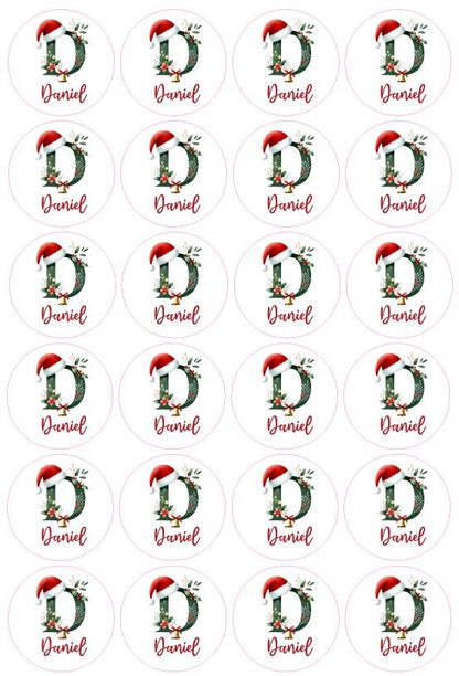 Christmas Present Labels For Gifts | Personalised Xmas Wrapping Labels Customised