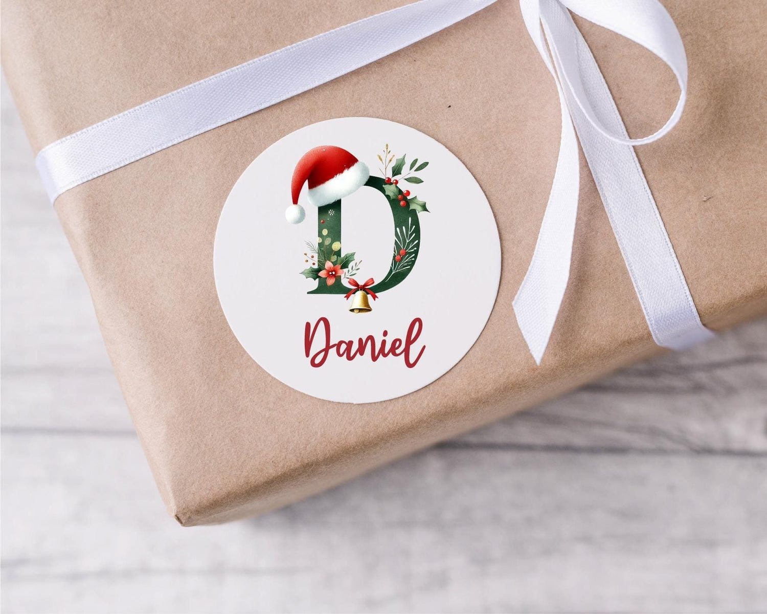 christmas present labels for gifts custom tags festive label stickers