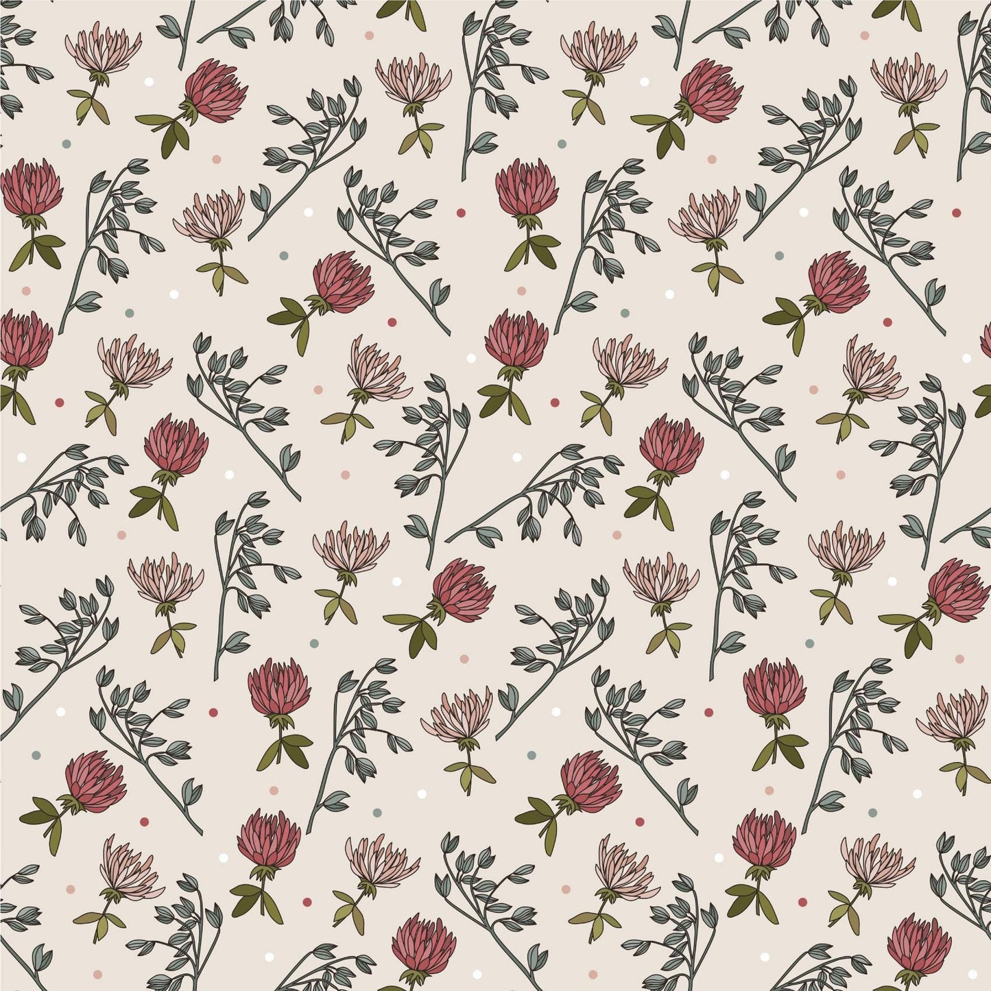 Floral Stems & Flowers Removable Peel And Stick Wallpaper Self-Adhesive For Renters