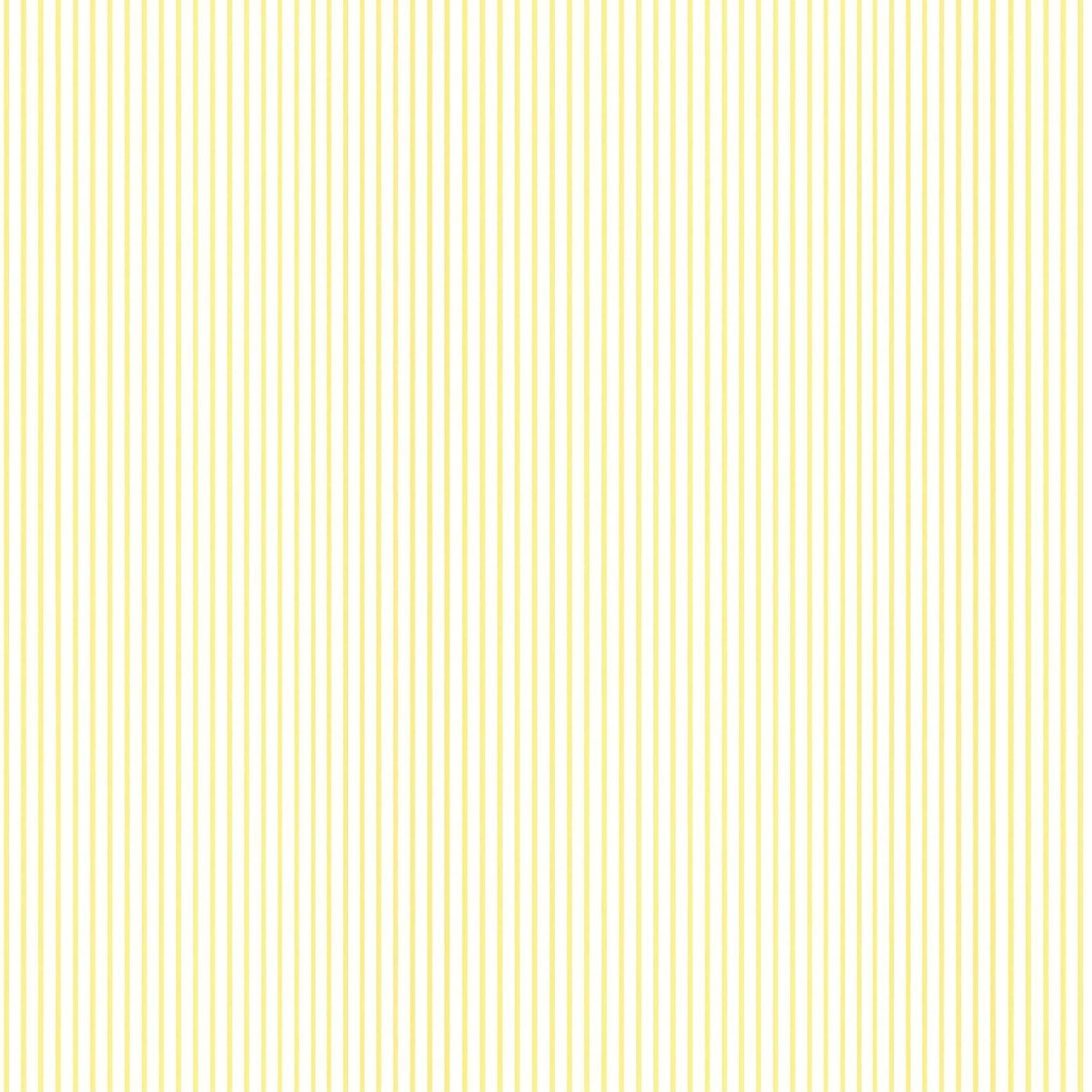 Yellow & White Pinstripe Removable Stick On Wallpaper Peel And Stick Wallpaper Self Adhesive Renter Friendly