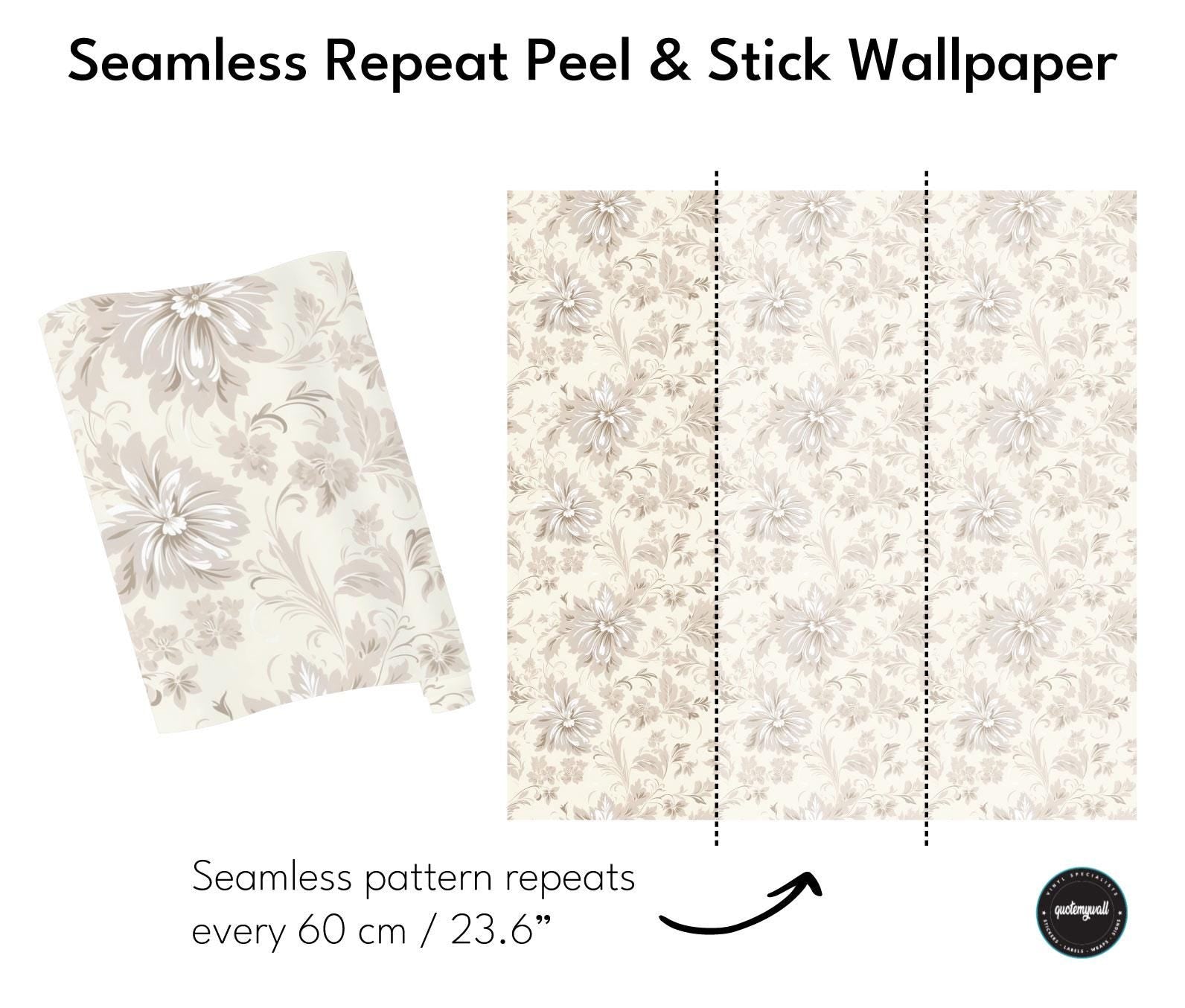 Teddy Faces Grey & Brown Kids Nursery Peel And Stick Wallpaper Self Adhesive Renter Friendly