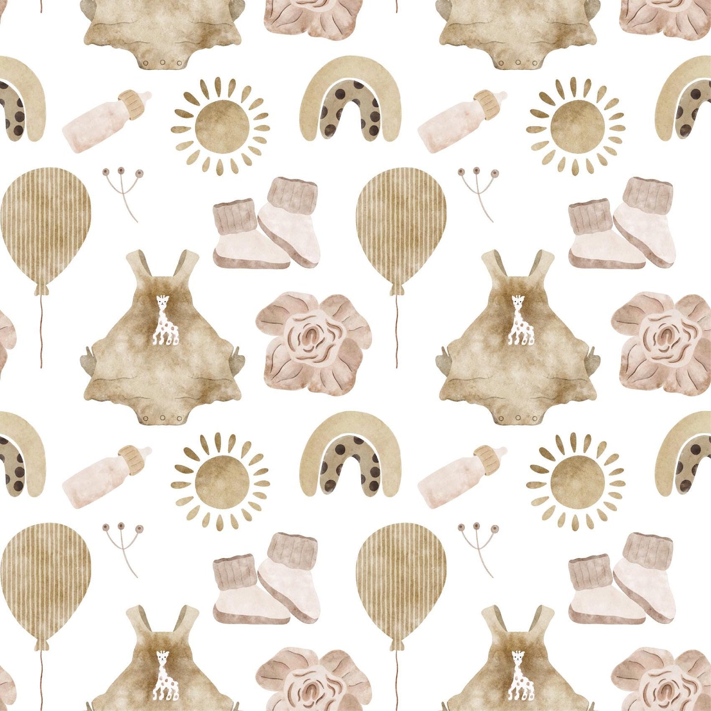 Beige Nursery Boho Baby Accessories Removable Stick On Wallpaper Peel And Stick Wallpaper Self Adhesive