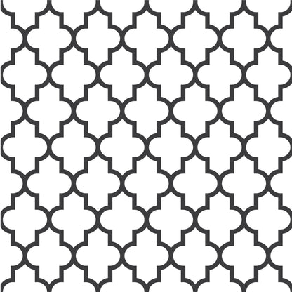Geometric Black Stamp Shapes Peel And Stick Wallpaper Removable Self Adhesive Stick On Wallpaper