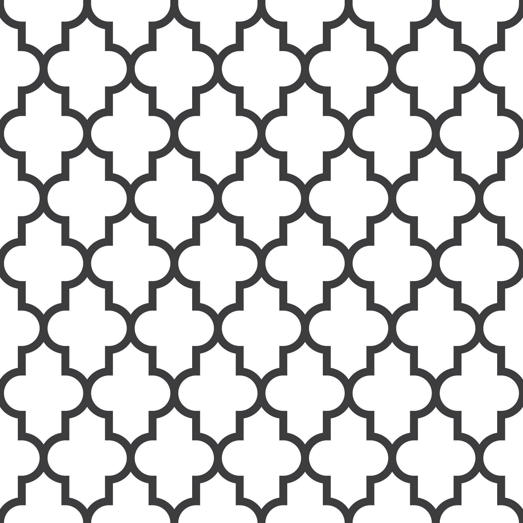 Geometric Black & White Peel And Stick Wallpaper Renter Friendly Removeable