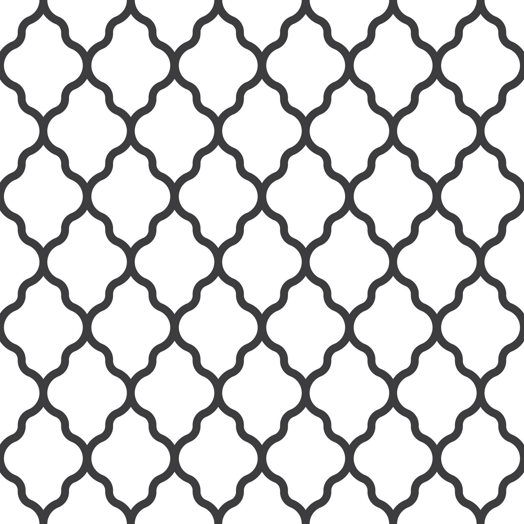Wavy Geometric Black & White Peel And Stick Wallpaper Self Adhesive