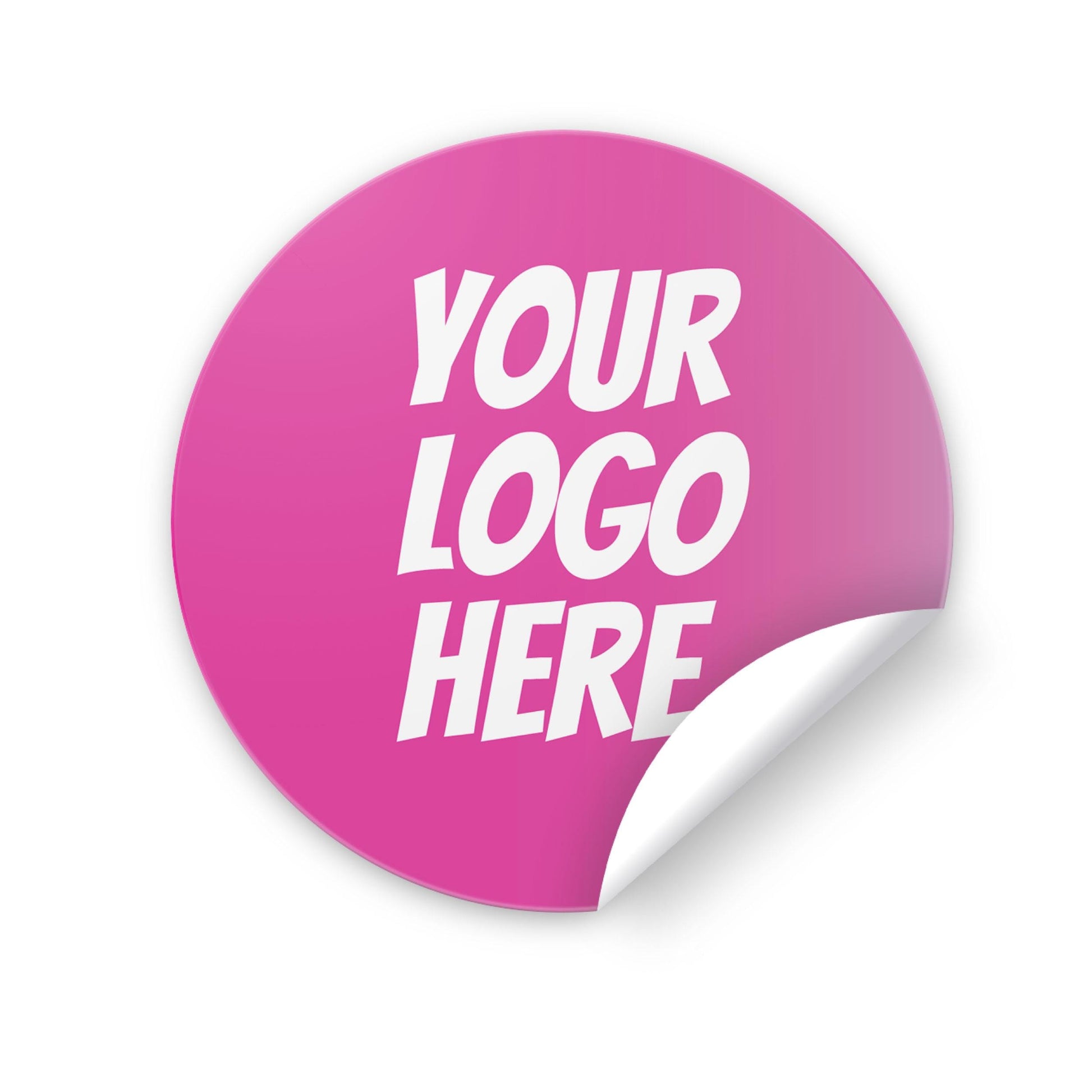 Customised Stickers - Personalised Labels For Kids Party, Business Labels, Custom Image Logo Round Circle Cut