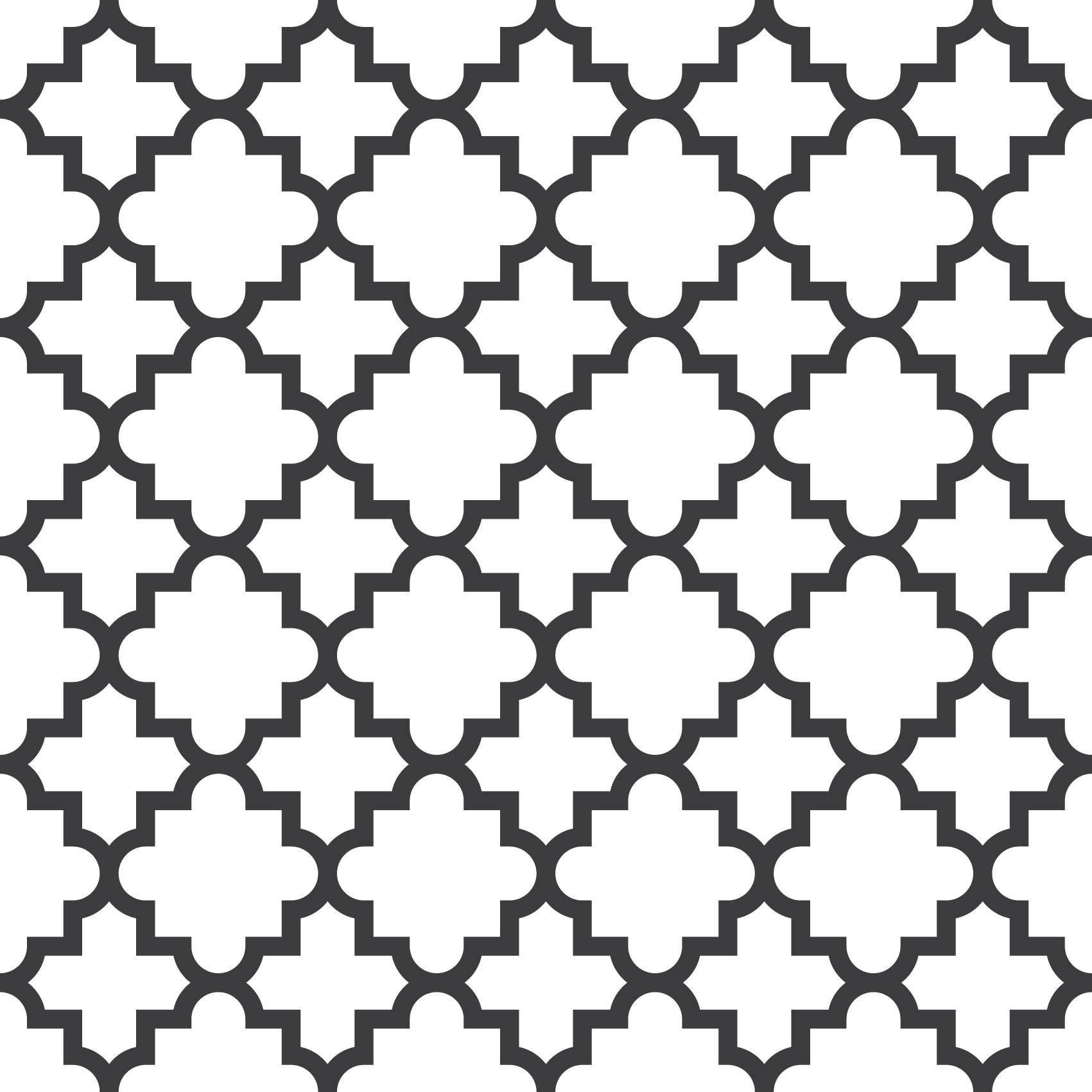 Black & White Geometric Pointed Peel And Stick Wallpaper Removeable
