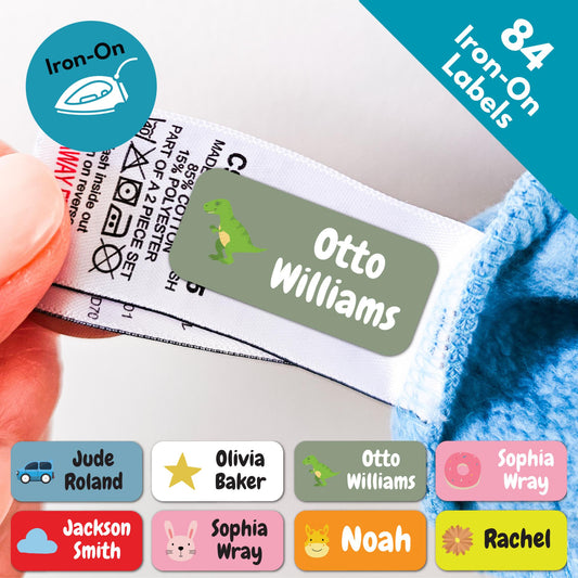 iron on name labels for clothes clothing