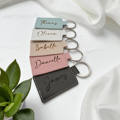 engraved air tag holder keyring gift