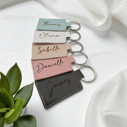 engraved air tag holder keyring gift