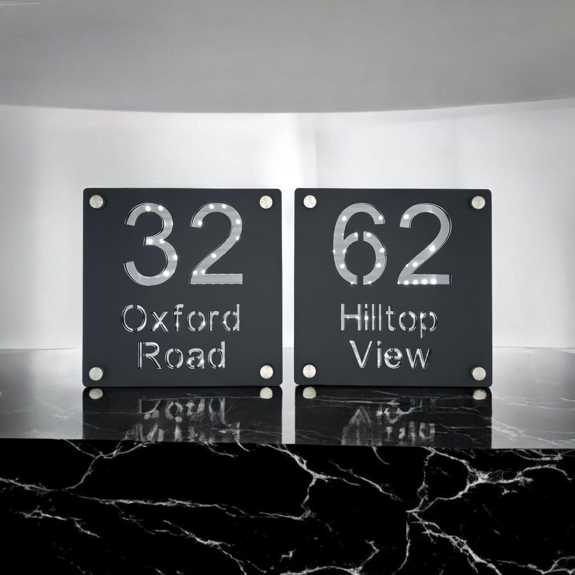 house door number signs house name plaque