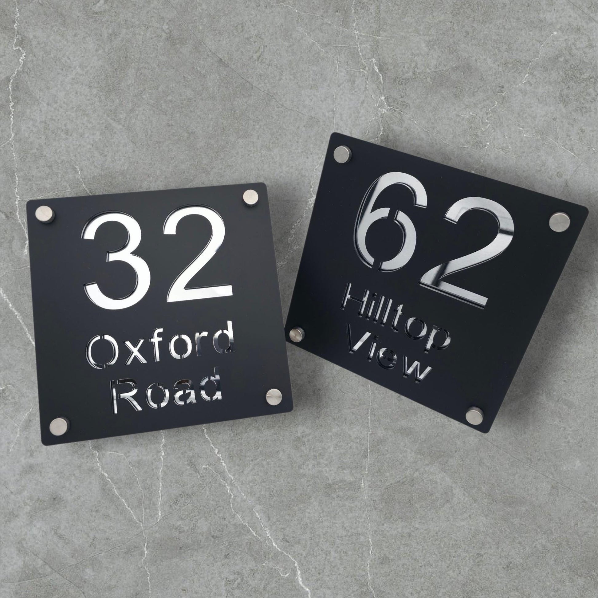 house number plates UK