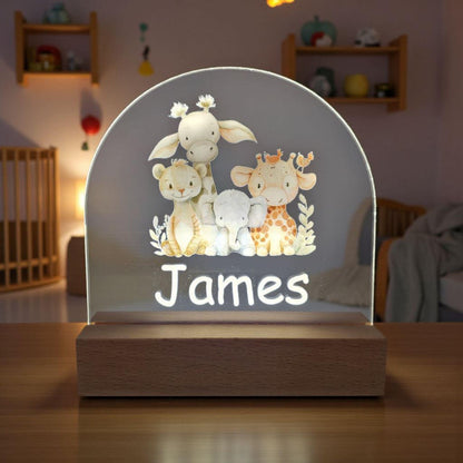 led acrylic night light for children bedrooms custom